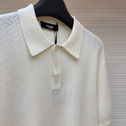 FENDI 26S KNIT POLO SHIRT 028