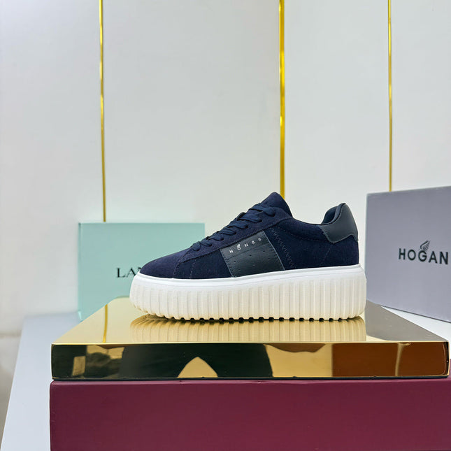 TOM FORD 26S SNEAKER HOGAN IN NAVY BLUE SUEDE