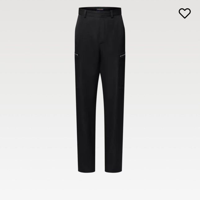LV 25S EMBROIDERED CARGO PANTS 584825