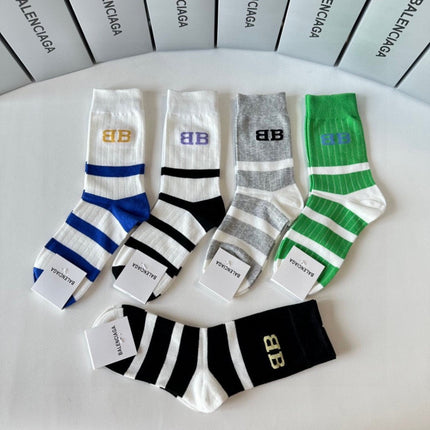BALENCIAGA 26S CREW SOCKS 569236 (1 BOX)