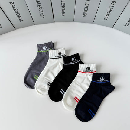BALENCIAGA 26S ANKLE SOCKS 296484 (1 BOX)