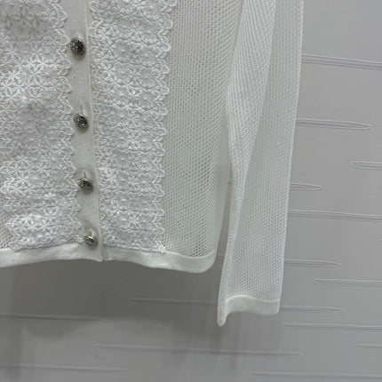 VALENTINO LONG-SLEEVE KNIT CARDIGAN 274971