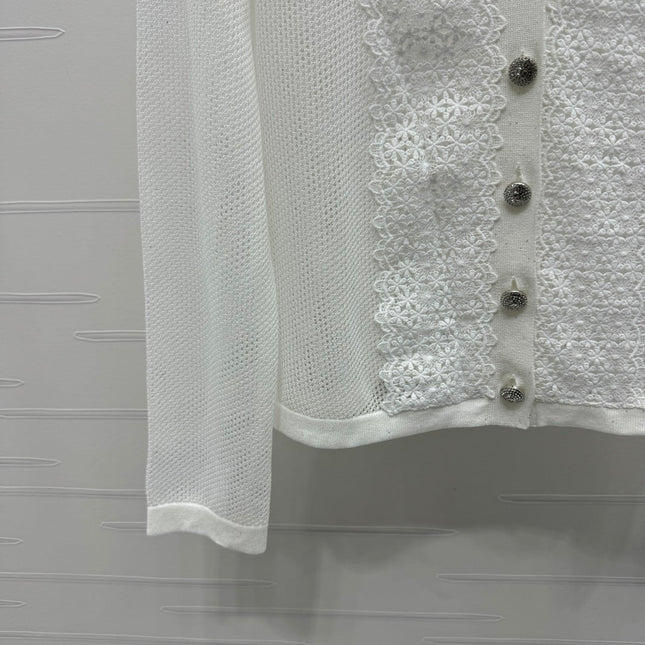 VALENTINO LONG-SLEEVE KNIT CARDIGAN 274971
