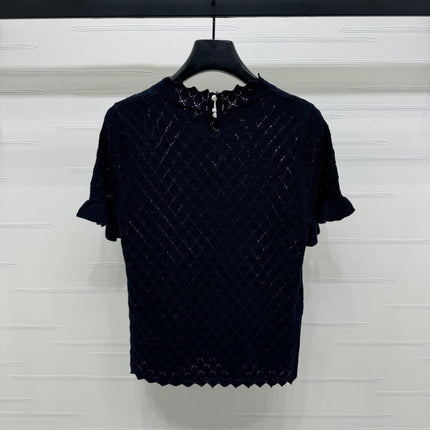 VALENTINO SHORT SLEEVE T-SHIRT NAVY BLUE 274908