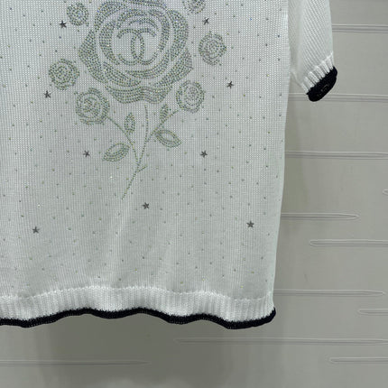 CHANEL 26S SHORT-SLEEVED KNIT SHIRT STYLE 1165