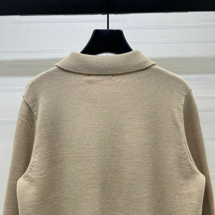 LORO PIANA 26S ZIP-UP KNIT JACKET 884