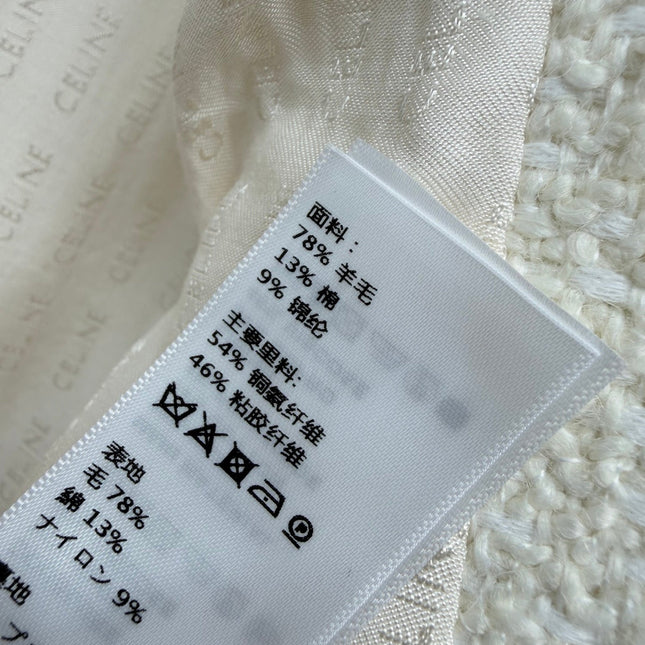 CELINE 26S TWEED JACKET 603