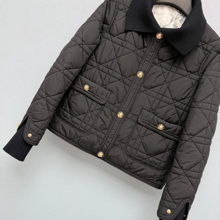 DIOR 26S QUILTED KNIT-COLLAR JACKET 1655