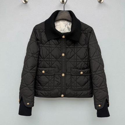 DIOR 26S QUILTED KNIT-COLLAR JACKET 1655
