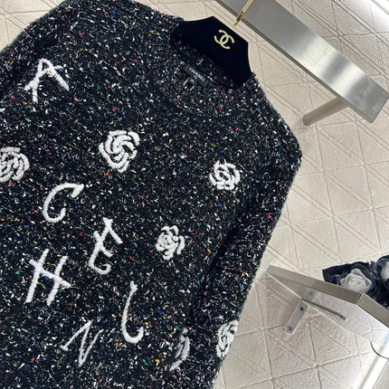 CHANEL 26S CASHMERE BLEND KNIT SWEATER 731