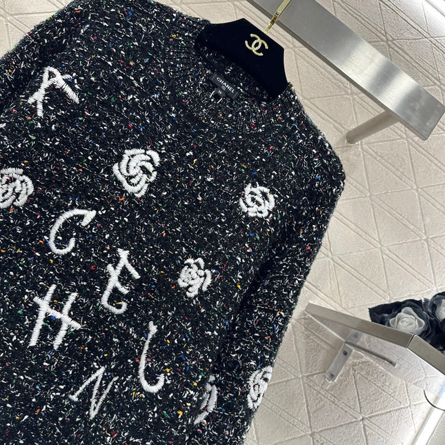 CHANEL 26S CASHMERE BLEND KNIT SWEATER 731