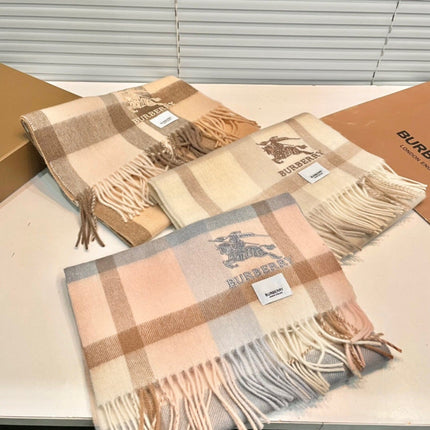 BURBERRY 26S SCARF 180 IN CASHMERE 513797
