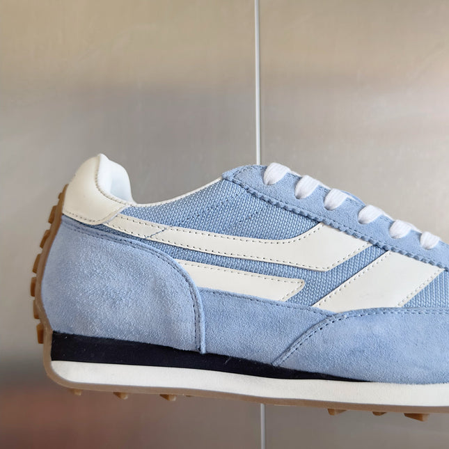 TOM FORD 26S SNEAKERS IN SKY BLUE SUEDE