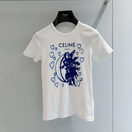 CELINE 26S SHORT-SLEEVE CREWNECK T-SHIRT 731