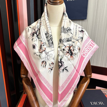 DIOR 26S SCARF 90 IN SILK 511170