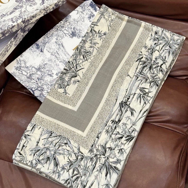 DIOR 26S SCARF 140CM IN CASHMERE SILK 304677