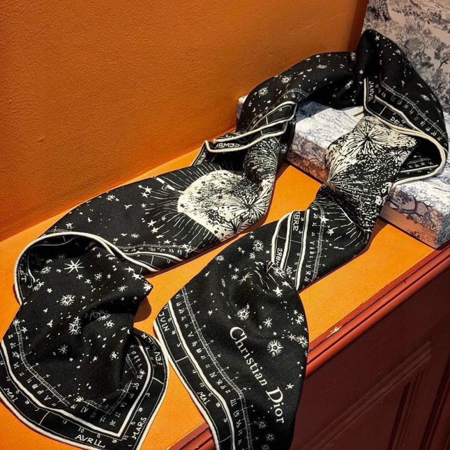 DIOR 26S SCARF 140CM IN CASHMERE SILK 304690
