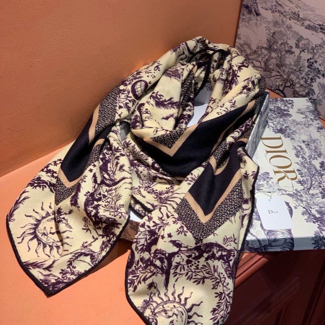 DIOR 26S SCARF 135CM IN CASHMERE SILK 304709
