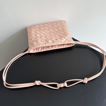 SMALL DUSTBAG 21 IN LIGHT PINK LAMBSKIN