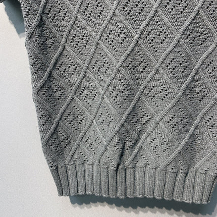 FENDI 26S SHORT SLEEVE KNIT TOP 044