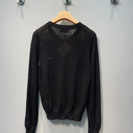 MIUMIU 26S ROUND-NECK KNIT CARDIGAN 1386