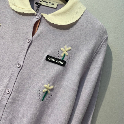 MIUMIU 26S KNIT CARDIGAN 1410