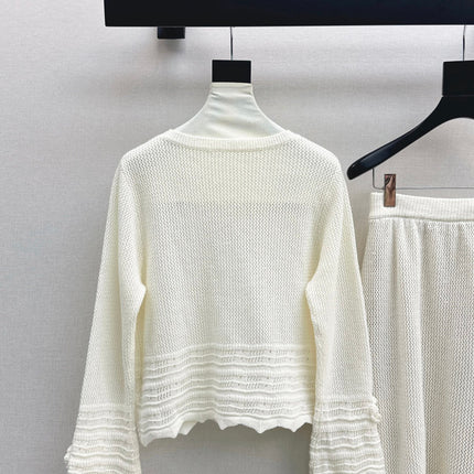 VALENTINO 26S SWEATER AND SKIRT SET STYLE 77