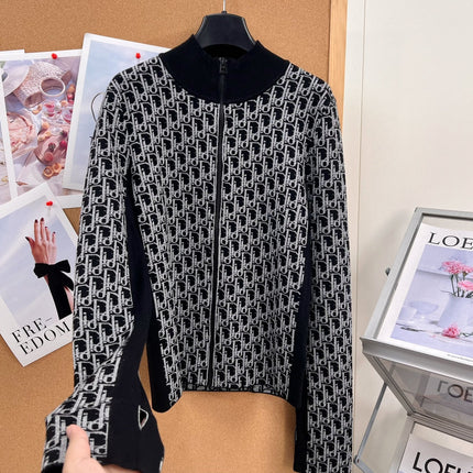 DIOR 26S ZIP-UP KNIT JACKET 1669