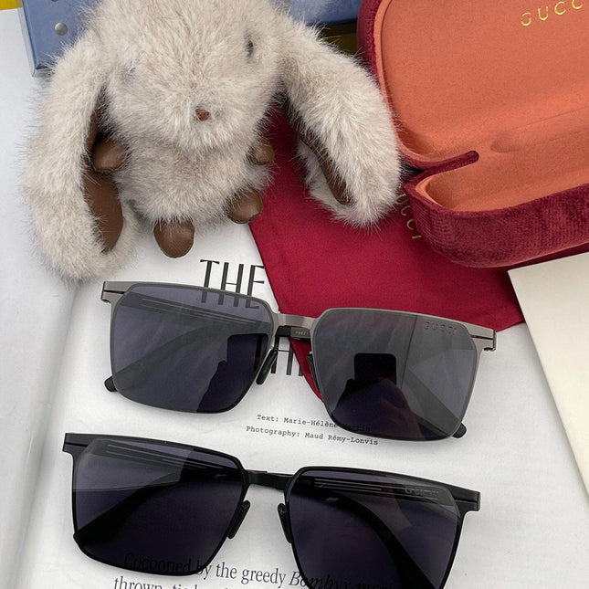 RECTANGULAR FRAME SUNGLASSES 1862 IN METAL