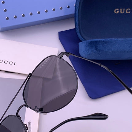 GUCCI 26S AVIATOR FRAME IN METAL 424701