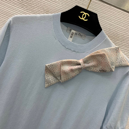 DIOR 26S SHORT-SLEEVE KNIT TOP 1643