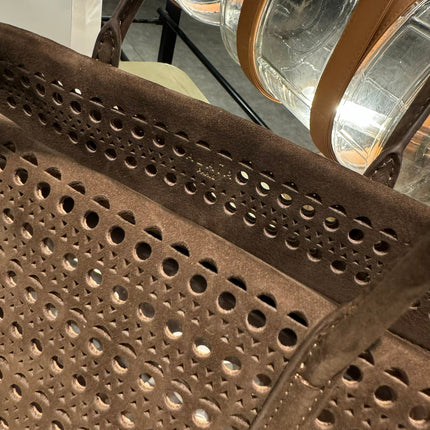 NEO MINA 32 BAG IN CHOCOLATE VIENNE SUEDE