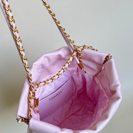 CC HOBO MINI 20CM CANDY LAMBSKIN