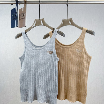 Fendi Tank Top Wool Fabric 232704