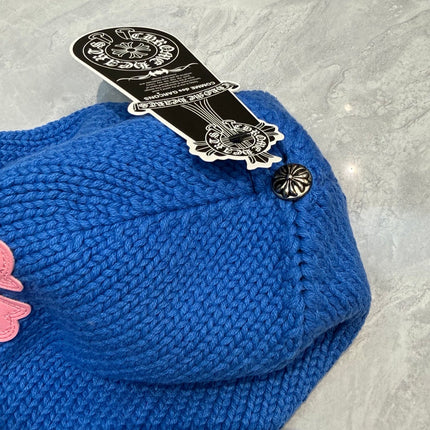 CHROME HEARTS 26S CROSS KNITTED BEANIE STYLE 002
