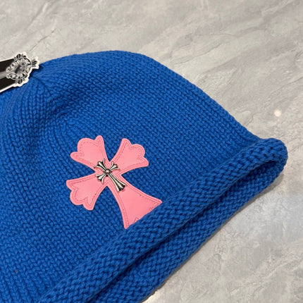 CHROME HEARTS 26S CROSS KNITTED BEANIE STYLE 002