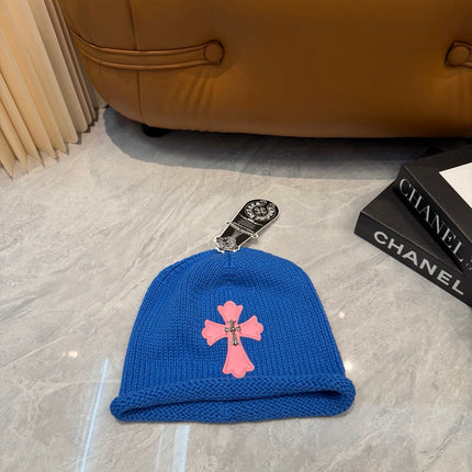 CHROME HEARTS 26S CROSS KNITTED BEANIE STYLE 002