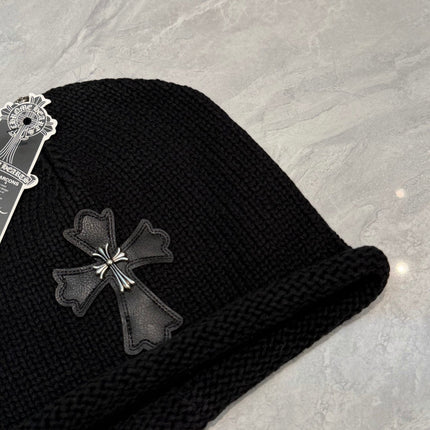 CHROME HEARTS 26S CROSS KNITTED BEANIE STYLE 001