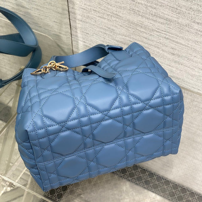ALWAYS MINI 23 BAG IN AZURE BLUE MACROCANNAGE CALFSKIN