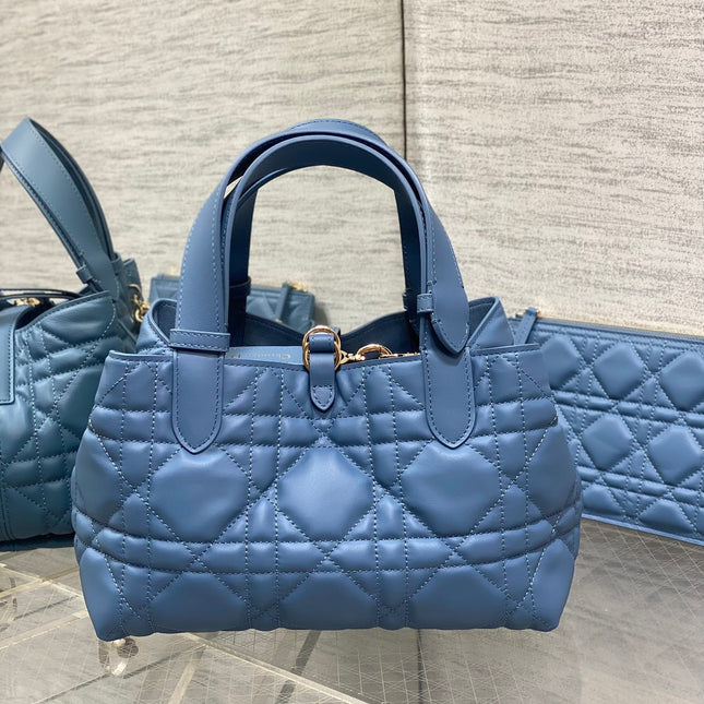 ALWAYS MINI 23 BAG IN AZURE BLUE MACROCANNAGE CALFSKIN