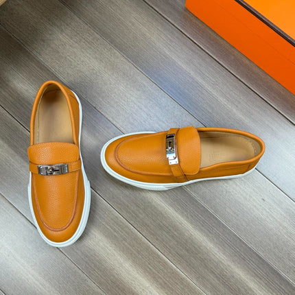 HM GAME SLIP-ON SNEAKER BRONZE CALFSKIN