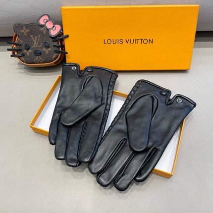 GLOVES IN BLACK LAMBSKIN 454561