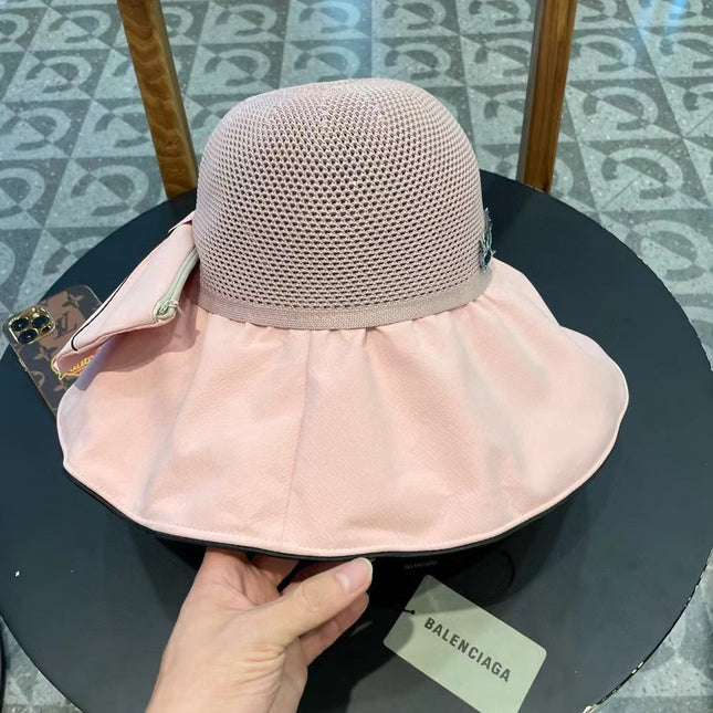 BALENCIAGA 26S WIDE-BRIMMED HAT STYLE 55