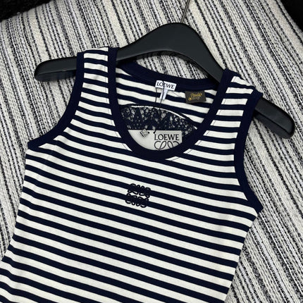 SLEEVELESS TOP WITH RAISED EMBROIDERY AND CREW NECK 267982