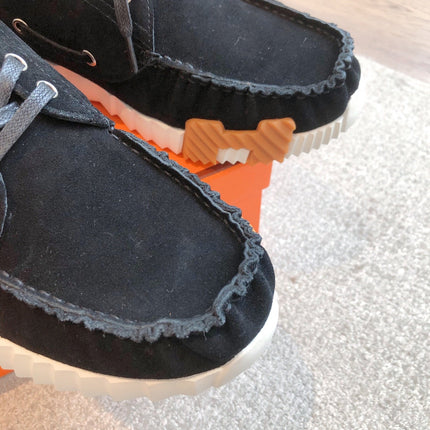 KETCH SNEAKER IN BLACK SUEDE