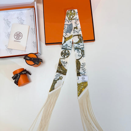 HERMES 26S TWILLY SCARF 86 IN SILK 498689