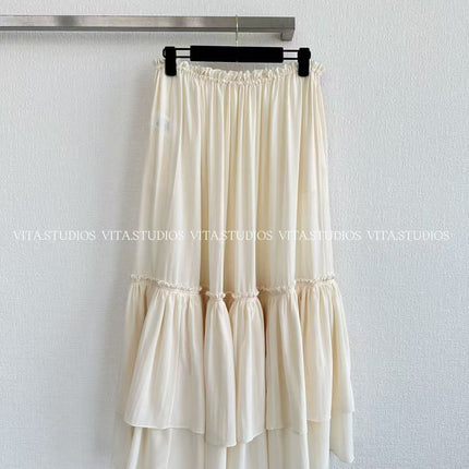 CHLOE 26S PLEATED MIDI SKIRT STYLE 42