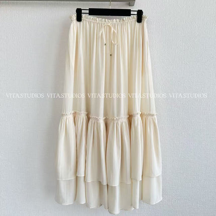 CHLOE 26S PLEATED MIDI SKIRT STYLE 42