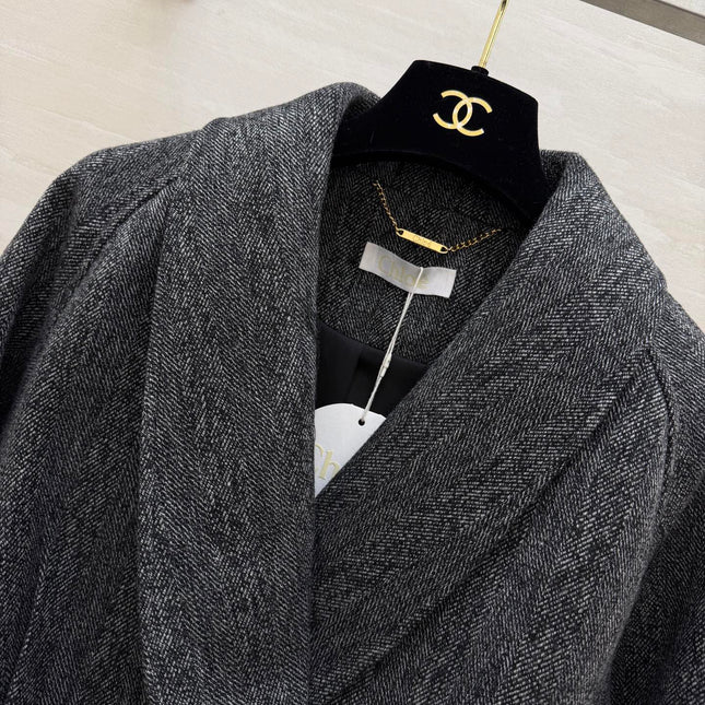 CHLOE DOUBLE BREASTED WOOL JACKET