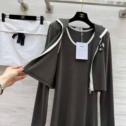 CHANEL 26S JACKET AND SLEEVELESS DRESS SET 960